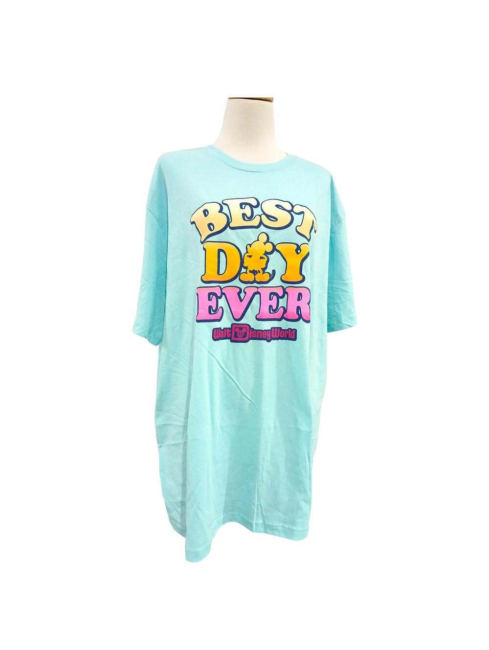 Teal Disney Parks “Best Day Ever” T-Shirt – Size 2XL